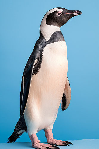 AI数字艺术麦哲伦企鹅麦氏环企鹅动物模型