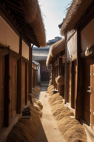 AI数字艺术境外旅游韩国景点风景摄影图片