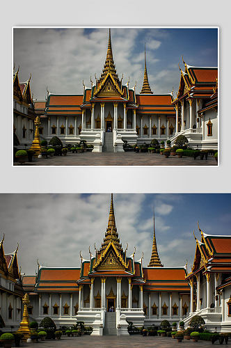 AI数字艺术境外旅游泰国曼谷大皇都摄影图
