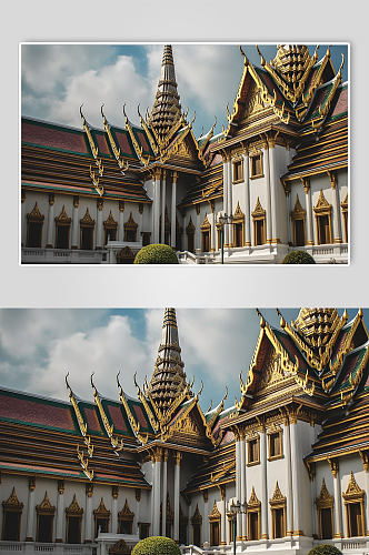 AI数字艺术境外旅游泰国曼谷大皇都摄影图