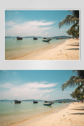 AI数字艺术境外旅游泰国苏梅岛风景摄影图