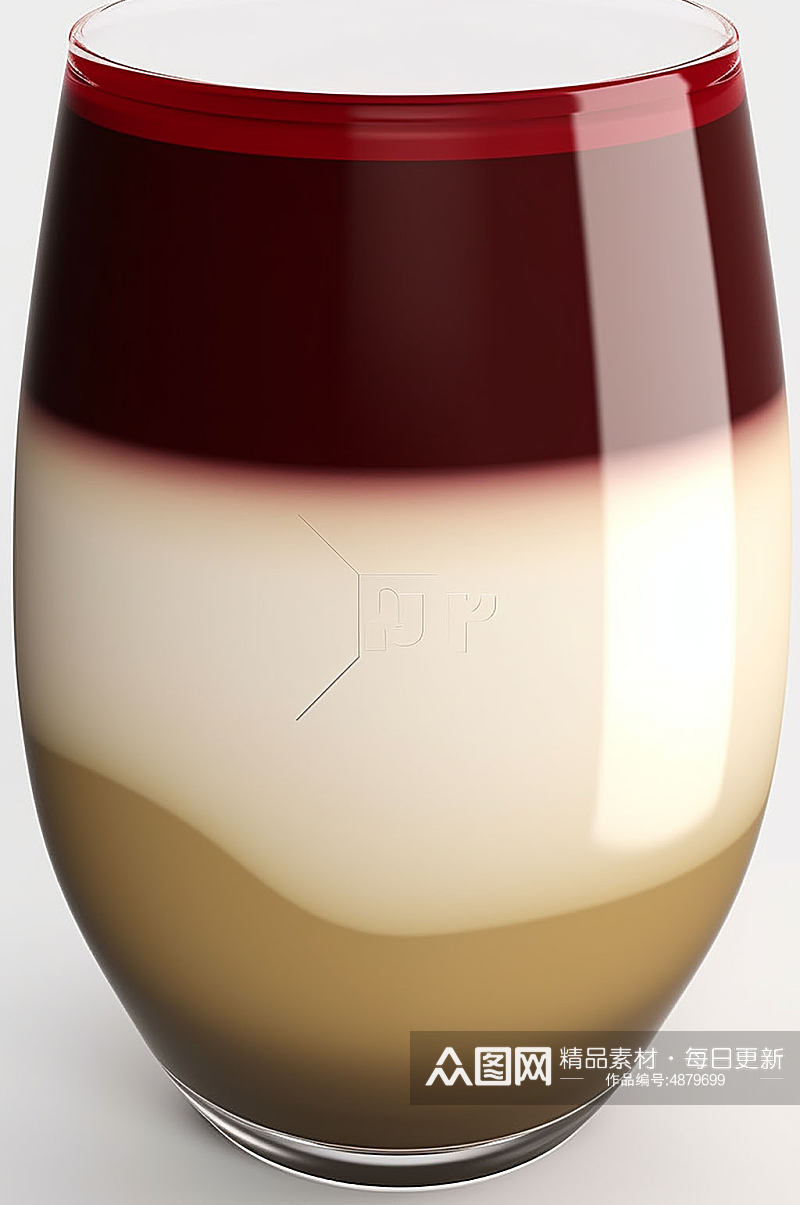 AI数字艺术玻璃杯饮料瓶包装样机模型素材