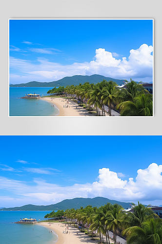 AI数字艺术海棠湾海南旅游景点摄影图片