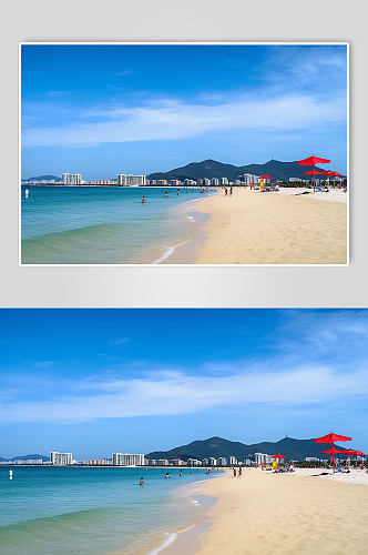 AI数字艺术海棠湾海南旅游景点摄影图片