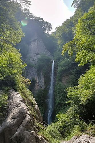 AI数字艺术天门山湖南旅游景点摄影图片