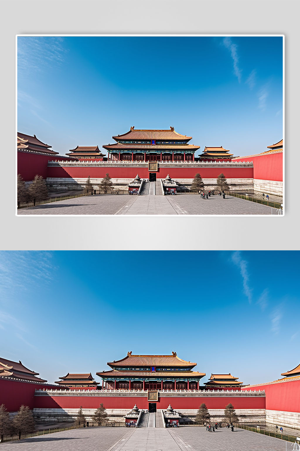 AI数字艺术北京故宫旅游景点风景摄影图片素材