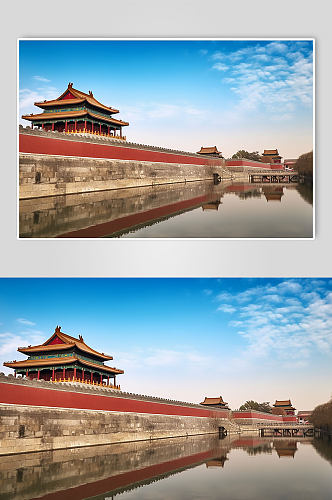 AI数字艺术北京紫禁城旅游景点摄影图片