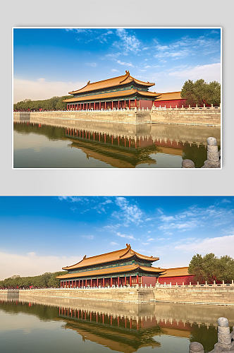 AI数字艺术北京紫禁城旅游景点摄影图片