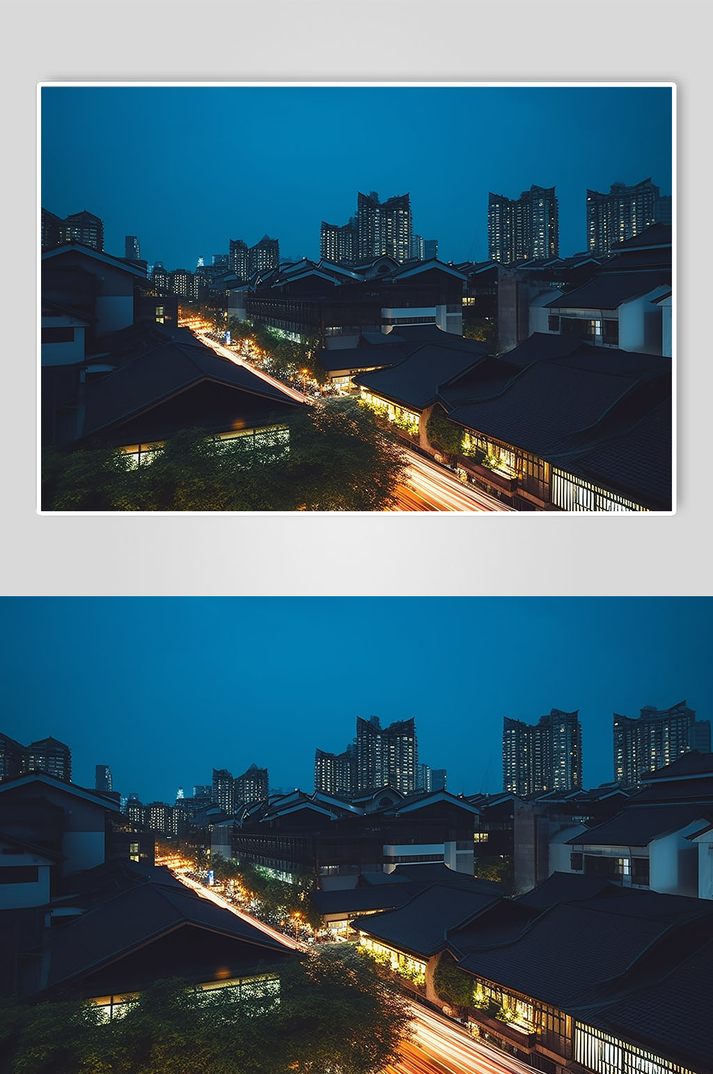 AI数字艺术成都太古里旅游景点摄影图片素材