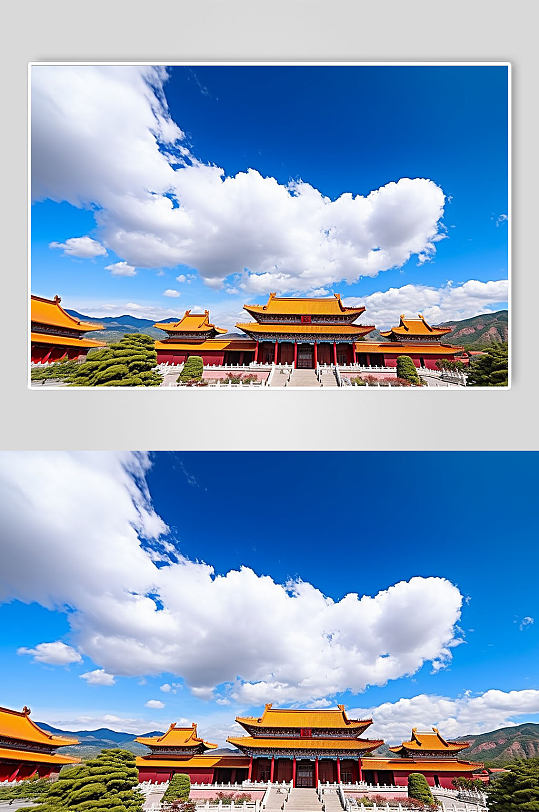 AI数字艺术云南昆明旅游景点风景摄影图片