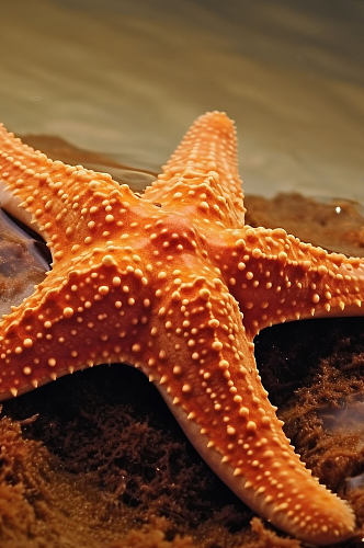 AI数字艺术海星海洋生物动物摄影图片