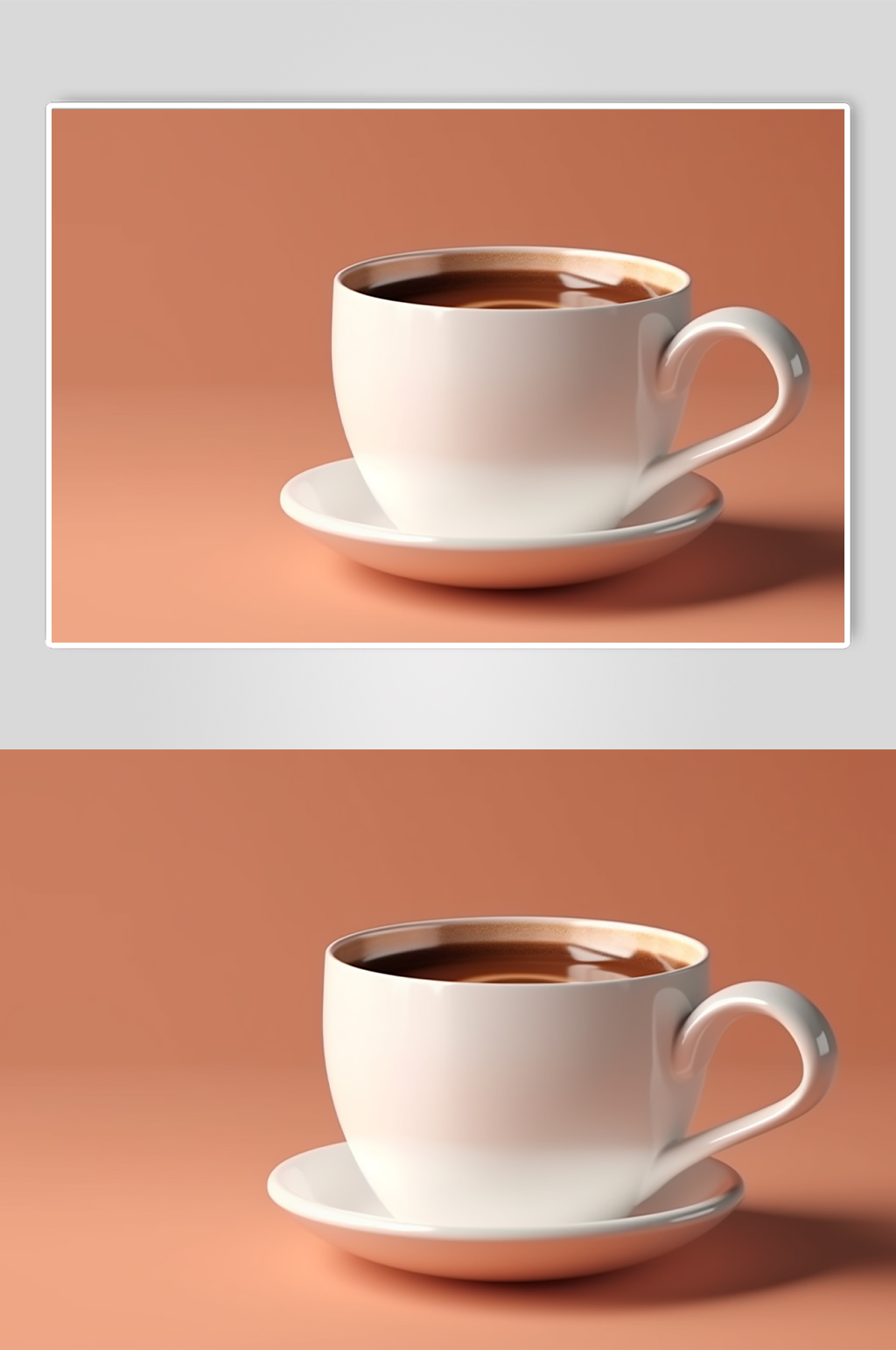 AI数字艺术简约奶茶咖啡杯杯子样机模型素材