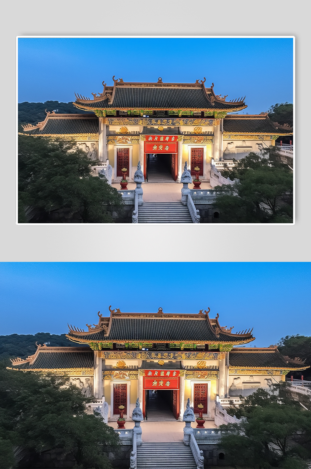 AI数字艺术高清寺庙厦门旅游景点摄影图片素材