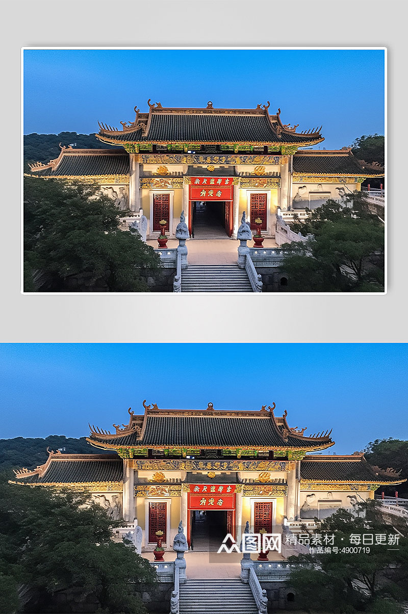 AI数字艺术高清寺庙厦门旅游景点摄影图片素材