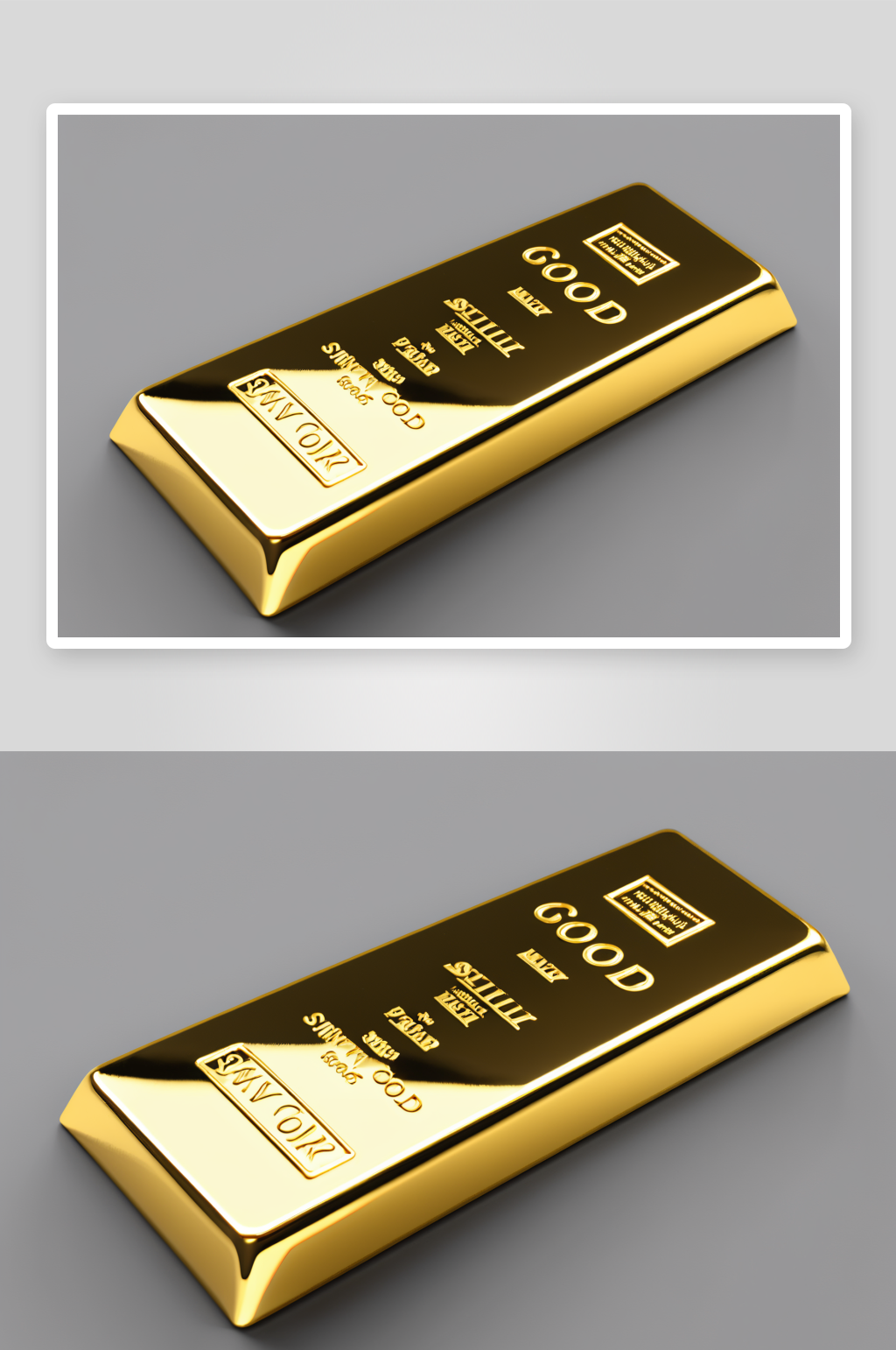 数字艺术金条黄金条图片素材