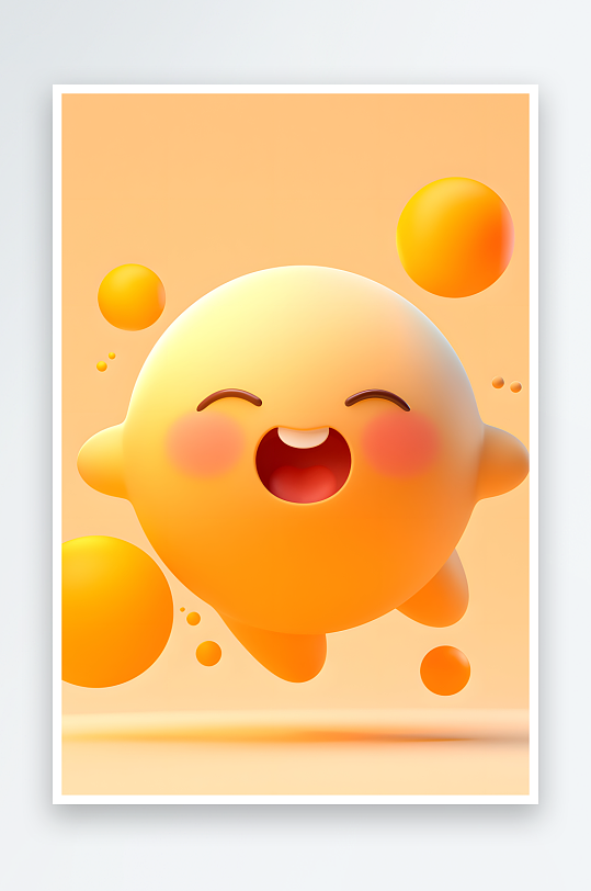 AI开心表情包创意趣味表情包插画图片