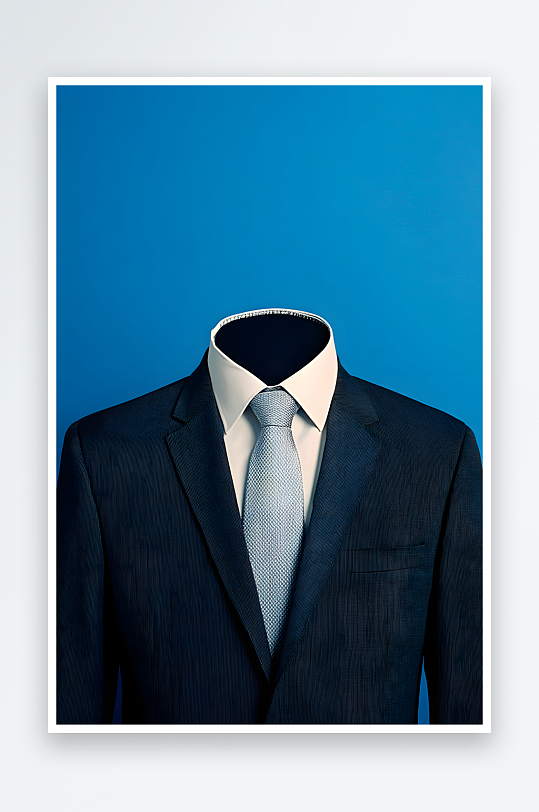 AI制服西装证件照模板图片-众图网