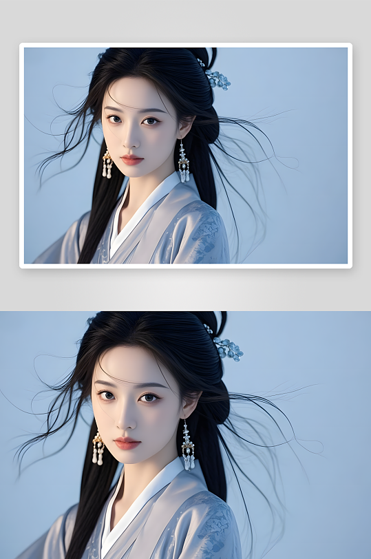 明制汉服日常汉服古装女生人物摄影图-众图网