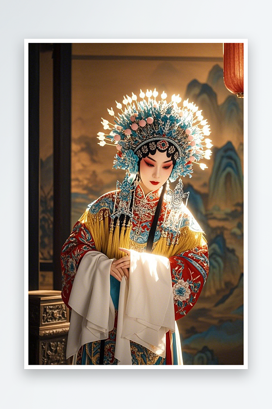 中國風(fēng)花旦青衣京劇戲曲戲劇女生人物攝影圖