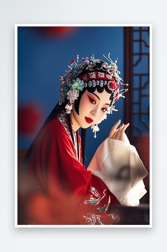 国粹花旦青衣戏曲戏剧京剧女生人物摄影图-众图网