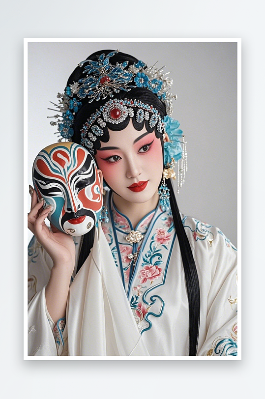 戏曲妆造女生京剧戏曲戏剧女生人物摄影图-众图网
