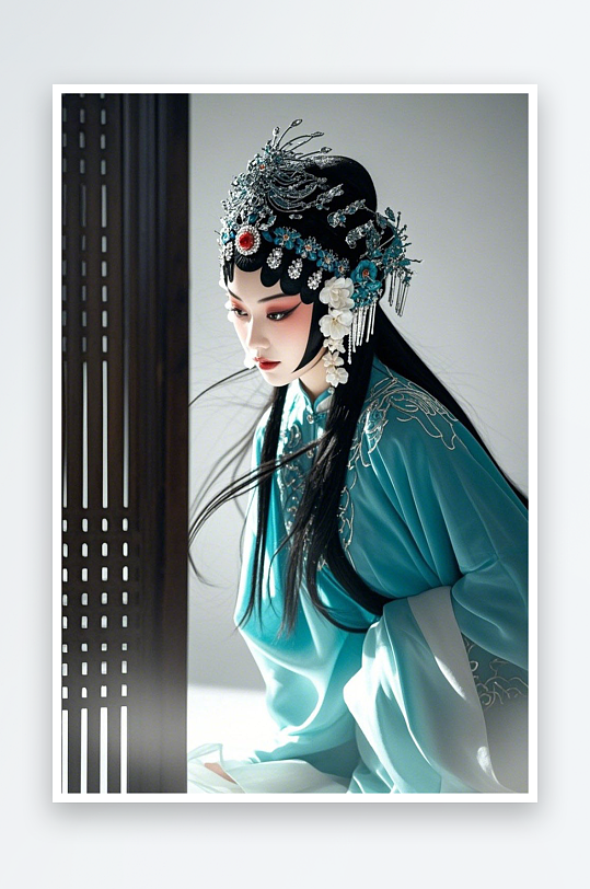 戏曲女生戏曲戏剧京剧女生人物摄影图-众图网
