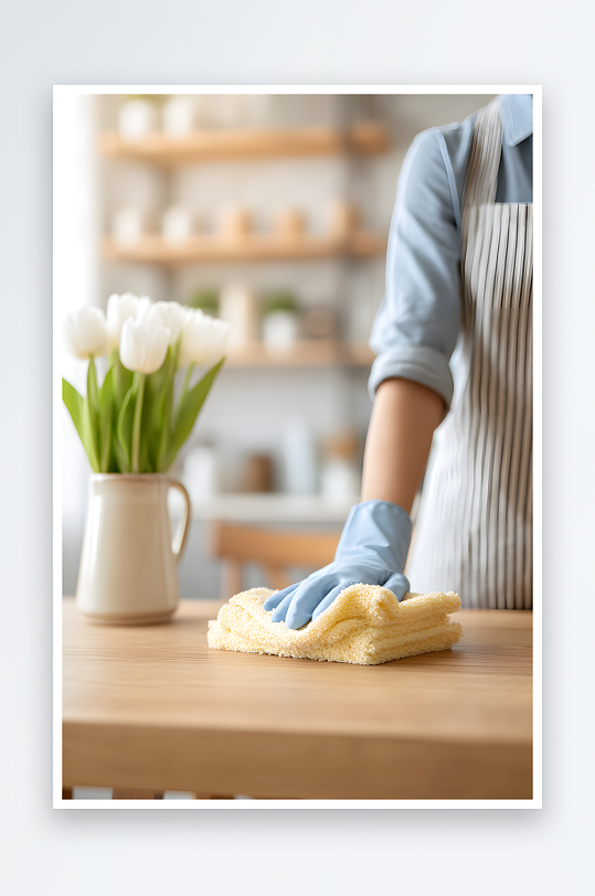 家政清洁保姆家政保洁家务职业人物摄影图