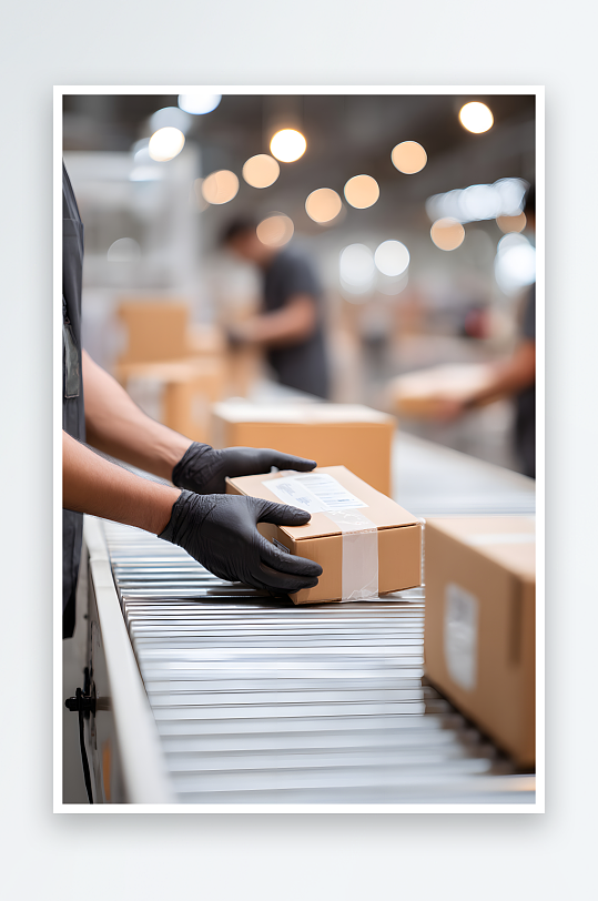 快递员快递小哥物流快递职业人物摄影图-众图网