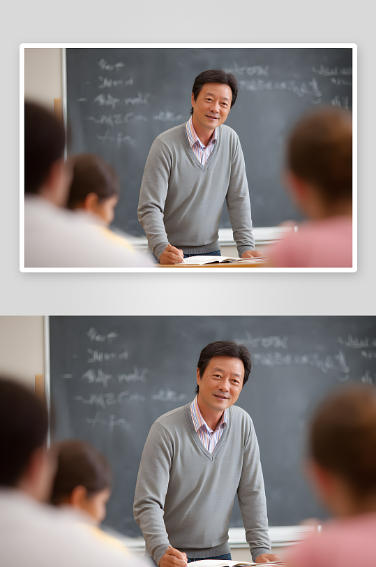 美術(shù)鋼琴老師講課職業(yè)人物攝影圖