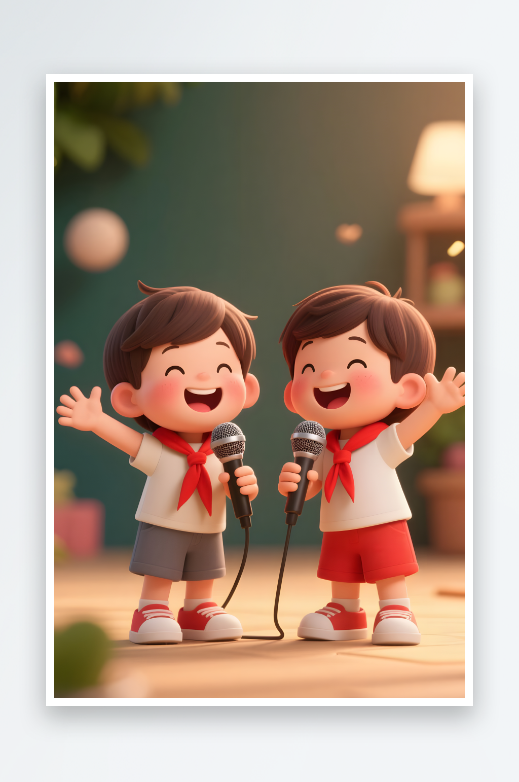少先隊員扶老奶奶爺兒童小學(xué)生愛國教育插畫素材