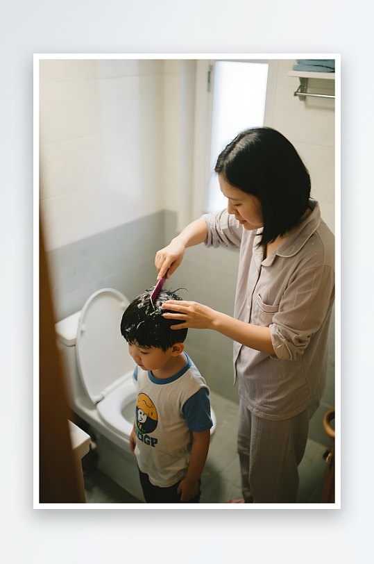 剪发美理发师美发师职业人物摄影图