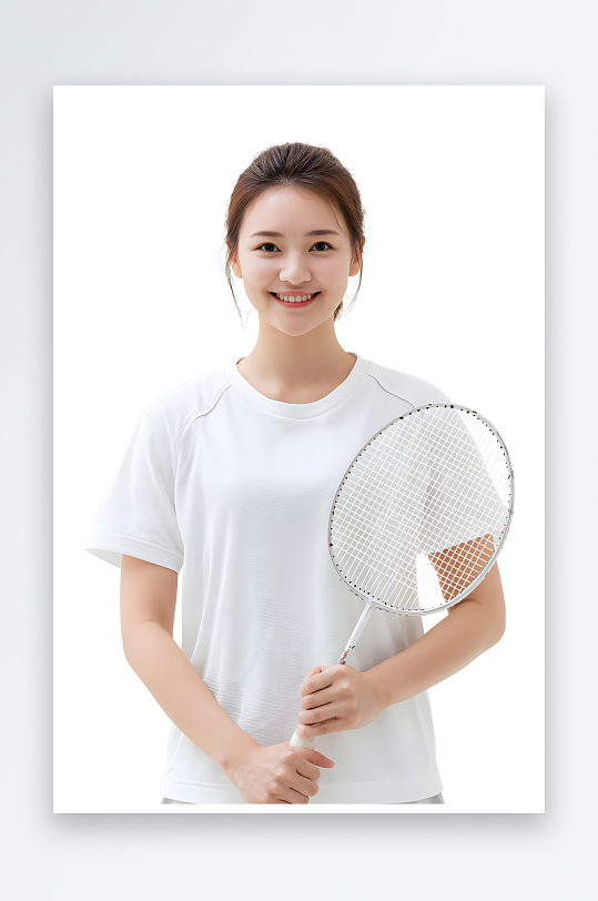 羽毛球男女羽毛球运动员职业人物摄影图-众图网