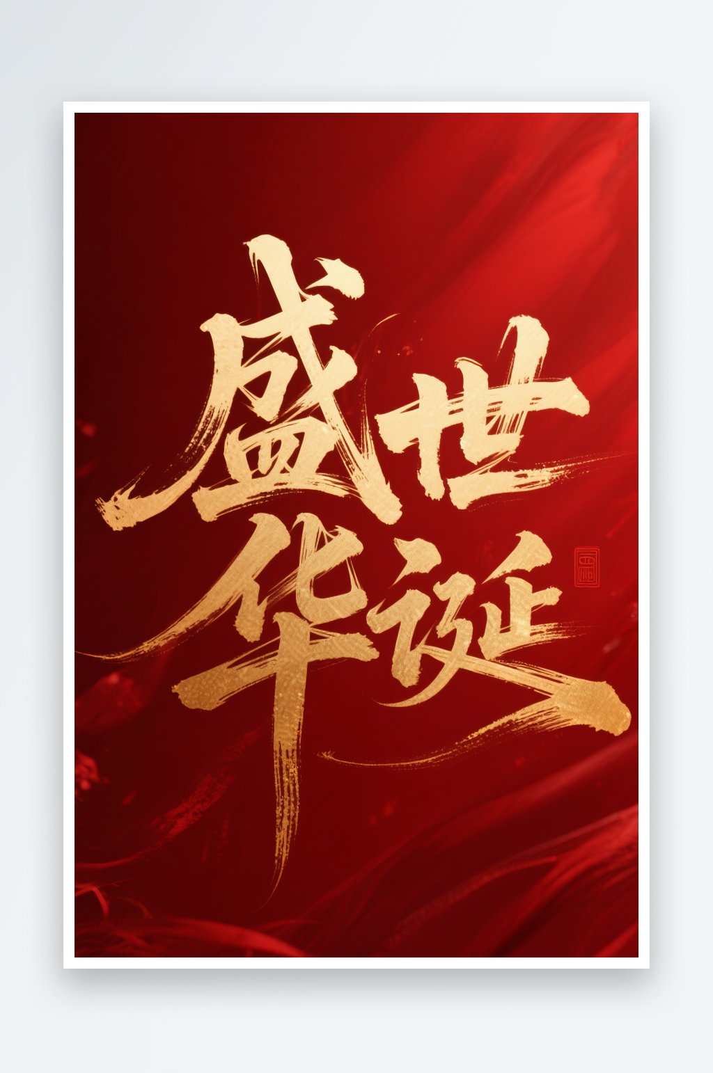 盛世华诞十一国庆节党建标题艺术字字体设计素材