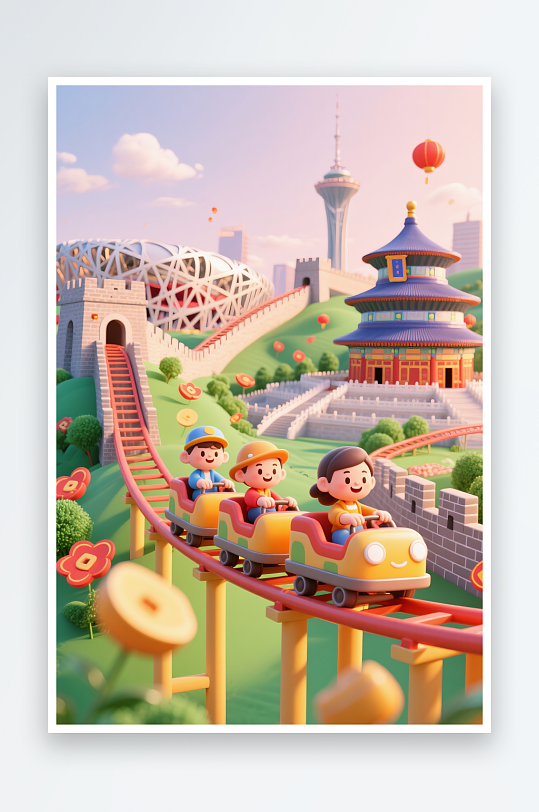 十一国庆节红色爱国人物插画素材-众图网