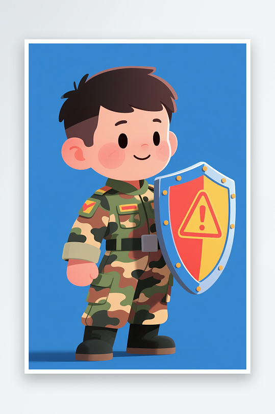 卡通防诈宣传全民反诈预防电信诈骗人物插画-众图网