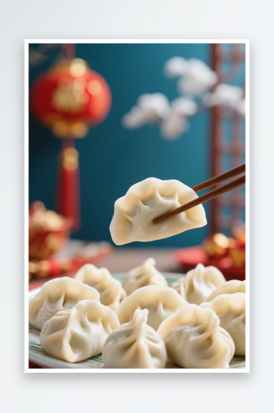 擀饺子皮立冬冬至新年饺子摄影图-众图网