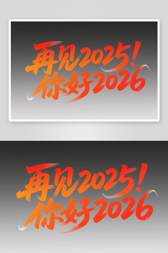 再见2025你好-众图网