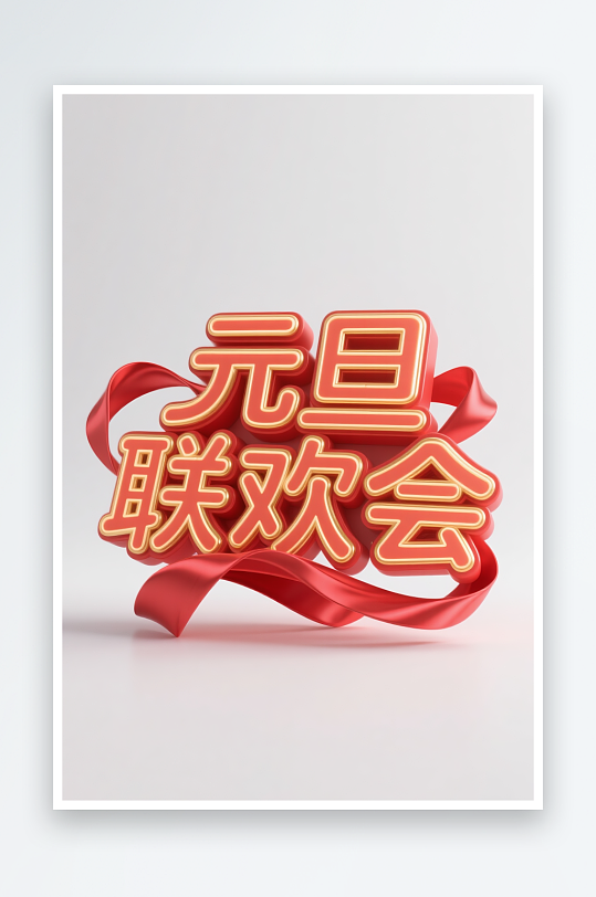 元旦联欢会2026年元旦节艺术字字体设计-众图网