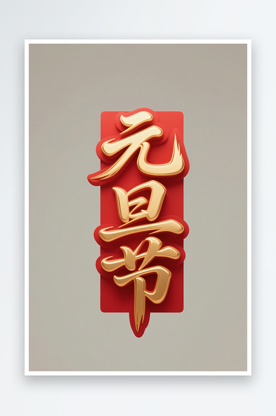 元旦节快2026年元旦节艺术字字体设计-众图网