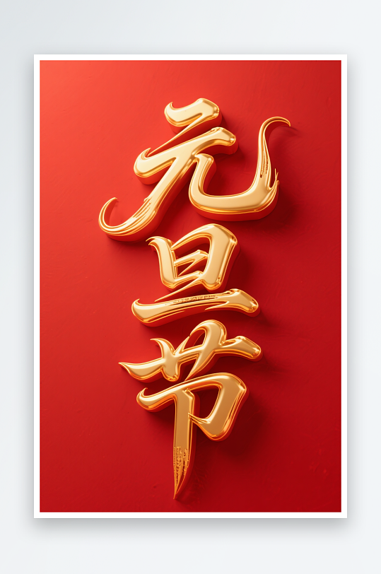 元旦节快2026年元旦节艺术字字体设计-众图网