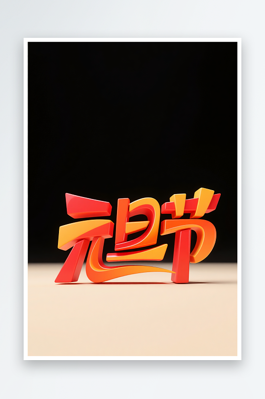 元旦节快2026年元旦节艺术字字体设计-众图网