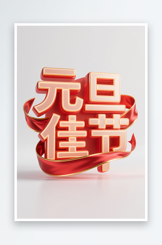 元旦佳节2026年元旦节艺术字字体设计-众图网