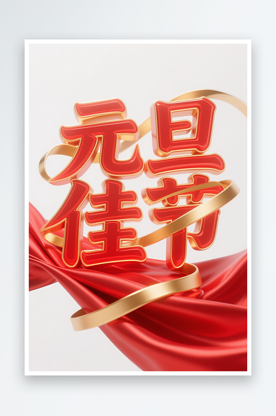 元旦佳节2026年元旦节艺术字字体设计-众图网