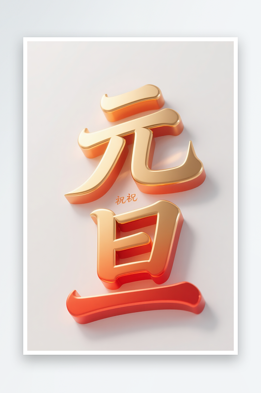 金色元旦2026年元旦节艺术字字体设计-众图网