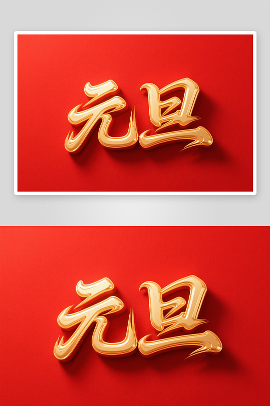 毛笔元旦2026年元旦节艺术字字体设计-众图网