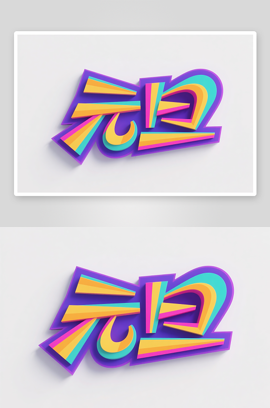 毛笔元旦2026年元旦节艺术字字体设计-众图网