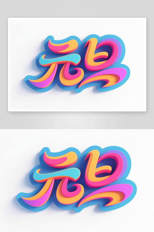 促销元旦2026年元旦节艺术字字体设计-众图网