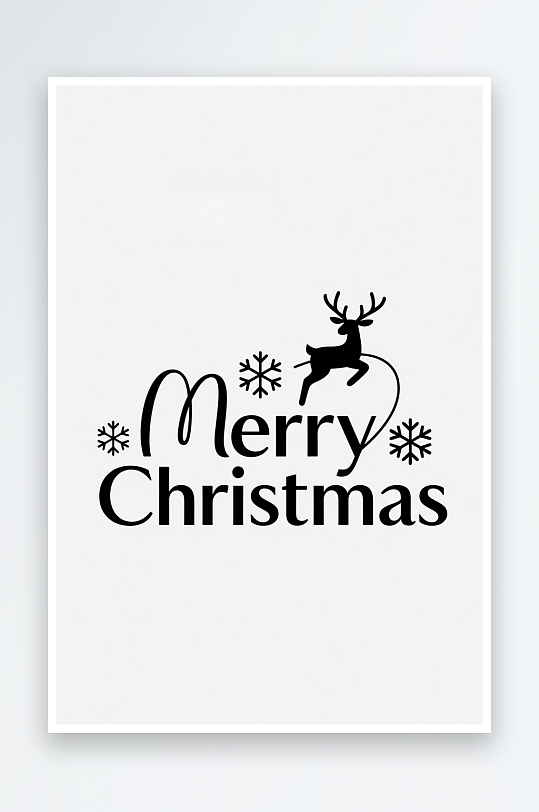 Christmas圣诞节艺术字字体设计-众图网