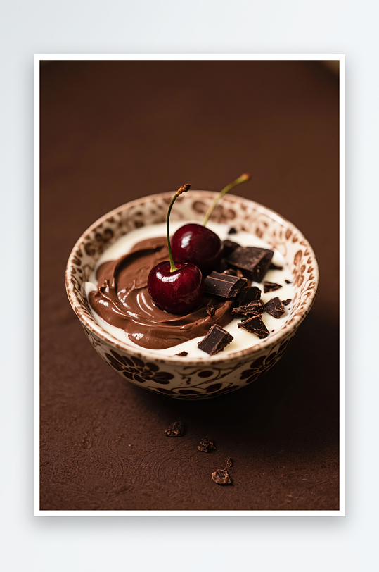 草莓坚果蓝莓干噎酸奶碗甜品摄影图-众图网