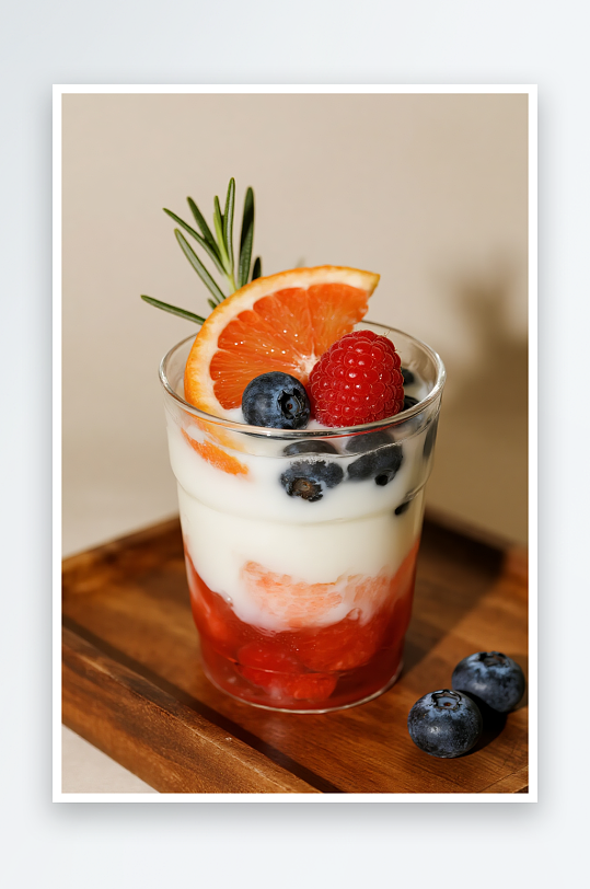 草莓坚果蓝莓干噎酸奶碗甜品摄影图-众图网